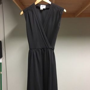 LANZ original black wrap dress